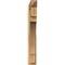 Ekena Millwork Merced Arts & Crafts Rough Sawn Outlooker, Western Red Cedar, 6"W x 32"D x 44"H OUT06X32X44MRC03RWR - alternate 3